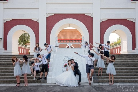 Lionel & Rynn AD by Loveinstills Singapore. Bridal Party Shoot