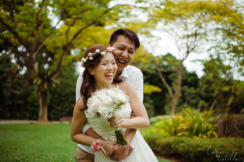 LIS - Zhen Hao & Xue Ying. Photography by Loveinstills at Singapore Botanic Garden