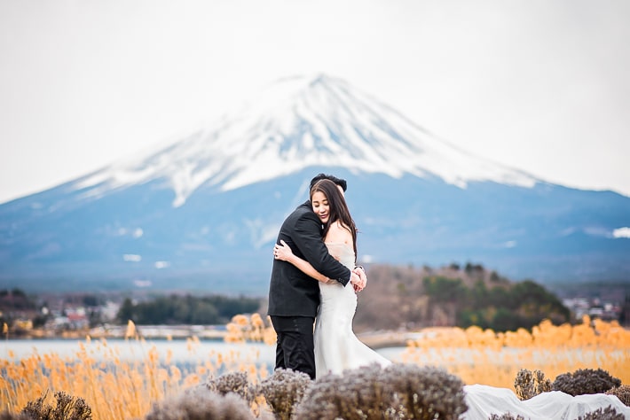 Surya and Sheena Tokyo Prewedding. Kawaguchiko