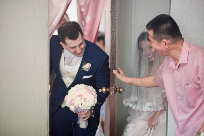 Groom Fetching the Bride