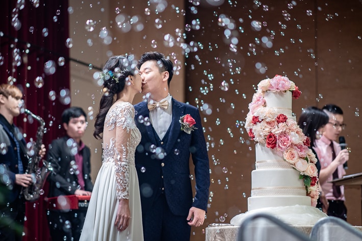 Gorgeous bubbles effect at Chui Huay Lim Club