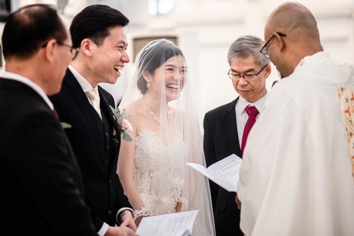 Holy Matrimony at Church of St Theresa Singapore