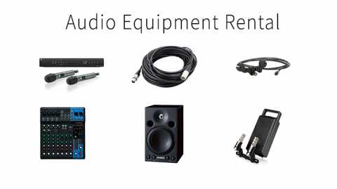 Audio Equipment Rental Singapore