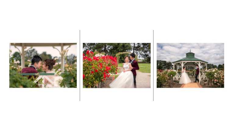 Prewedding photo at Werreby Mansion Rose Garden